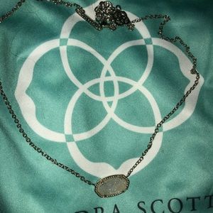 kendra scott elisa pendant necklace rose gold
